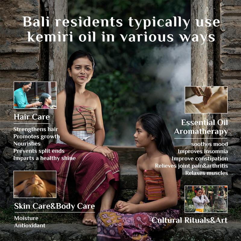BaliAga Kemiri Oil – Natural Hair Oil | Promotes Hair Growth, Nourishes Scalp, Repairs Split Ends