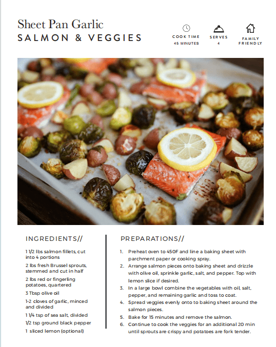 21 - Day Meal Prep Guide and Recipe Ebook（Value: $29） - Bali Aga Beauty