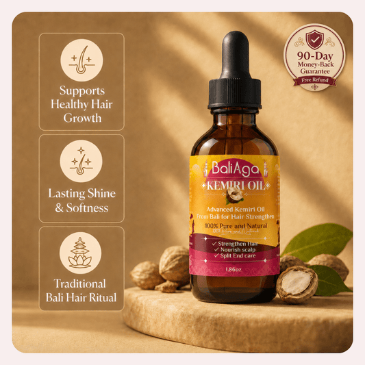 BaliAga Kemiri Natural Hair Growth Oil - Bali Aga Beauty