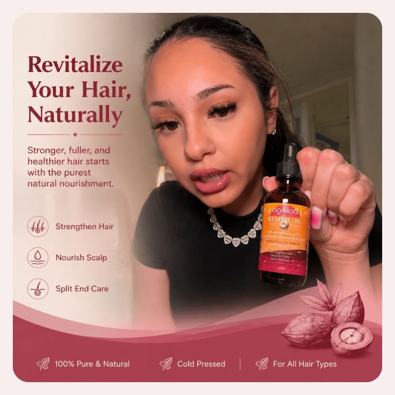 BaliAga Kemiri Natural Hair Growth Oil - Bali Aga Beauty