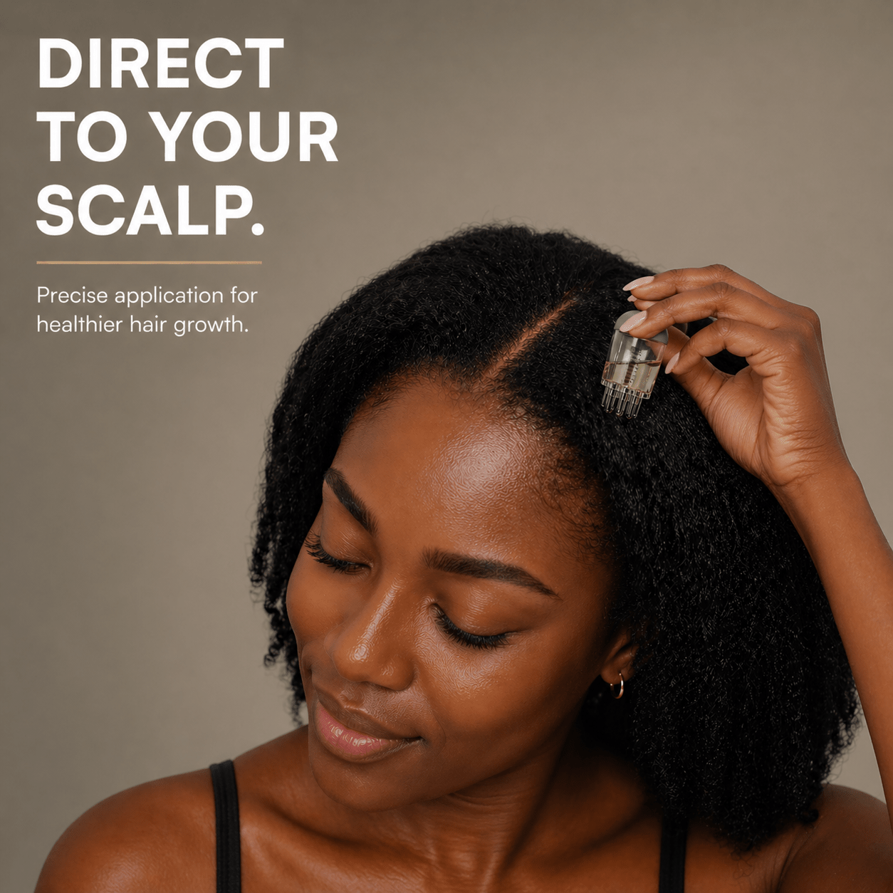 BaliAga Scalp & Hair Oil Applicator, Head Massager Scalp, Root Comb Applicator Bottle for Haircare - For precise, even and mess - free oiling - Bali Aga Beauty